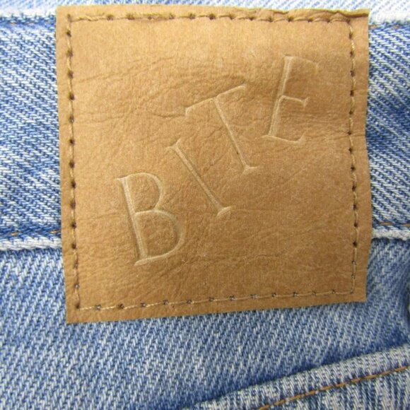 NEW BITE STUDIOS Womens Curved Denim Straight Leg Jeans Size 4 (29 x 28) Blue - Picture 9 of 12